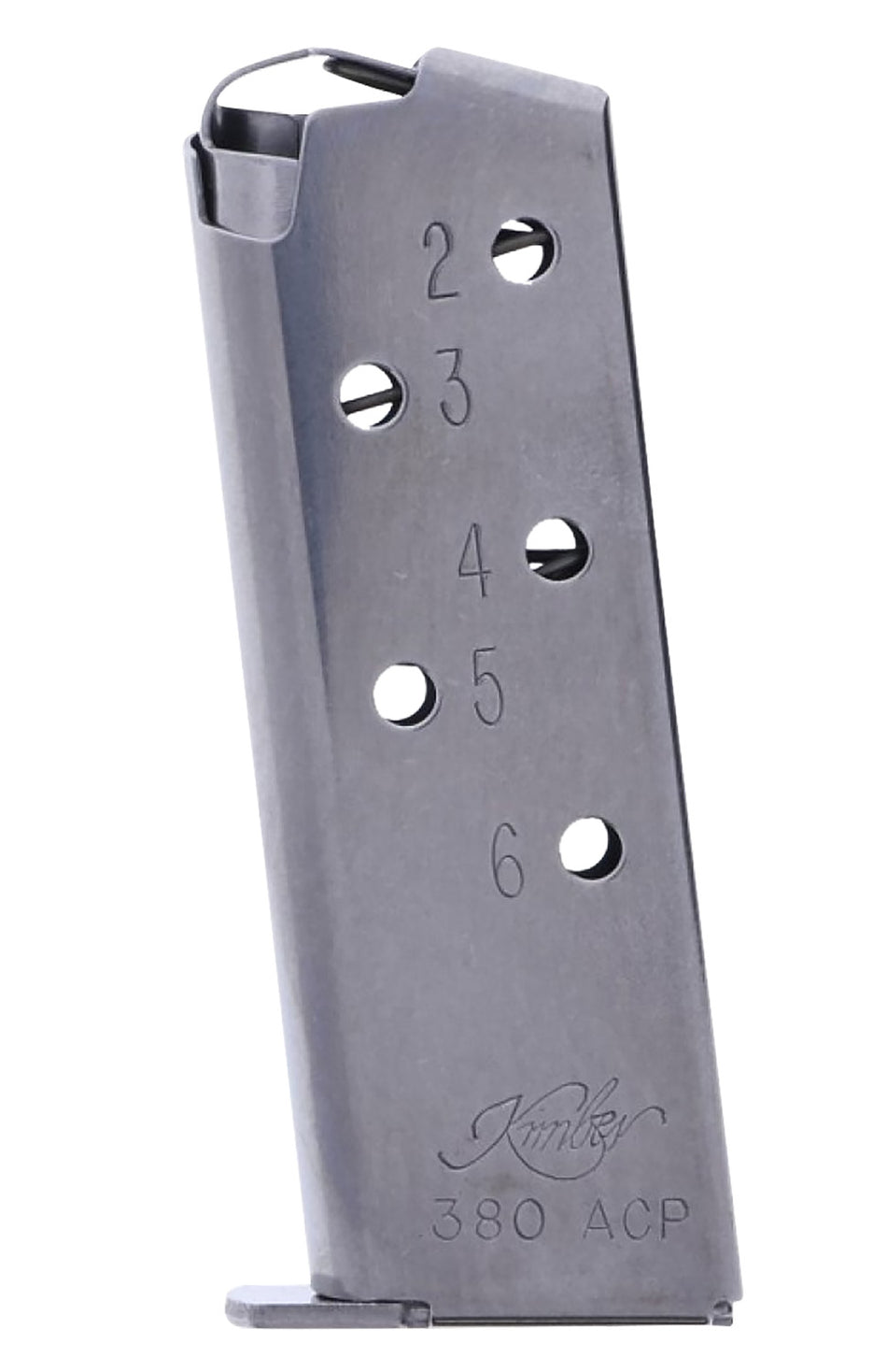 Kimber Handgun Magazine Stainless for Micro .380 ACP 6/rd KIMBER MAGAZINE MICRO 380ACP STS 6/RND CAPACITY