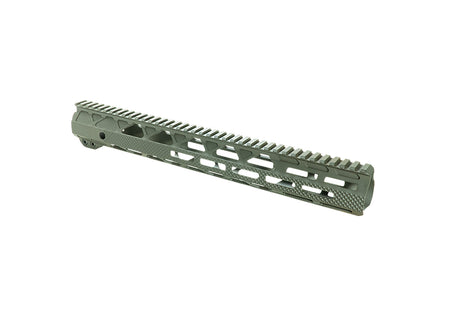 Timber Creek Outdoors G15HGBL Greyman Aluminum 15" M-LOK Handguard for AR-15 816397028424