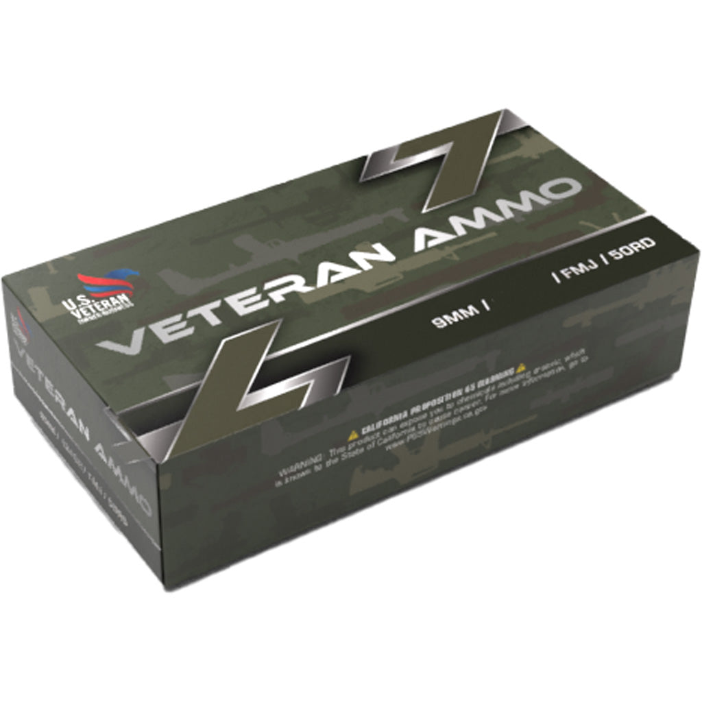 Veteran Ammo 9mm Luger / Parabellum  124gr FMJ Ammo