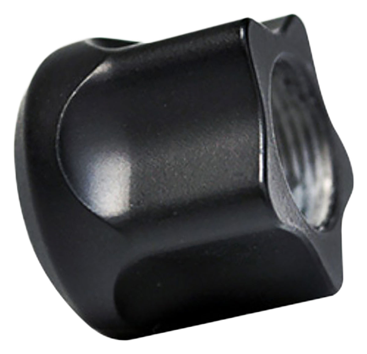 Timber Creek Outdoors 1/228TPBLC Thread Protector Black Billet Aluminum 1/2"x28