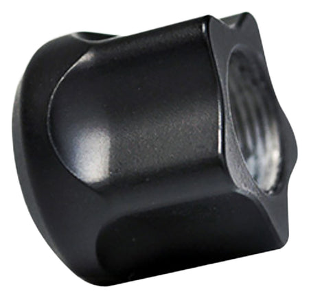Timber Creek Outdoors 1/228TPBLC Thread Protector Black Billet Aluminum 1/2"x28
