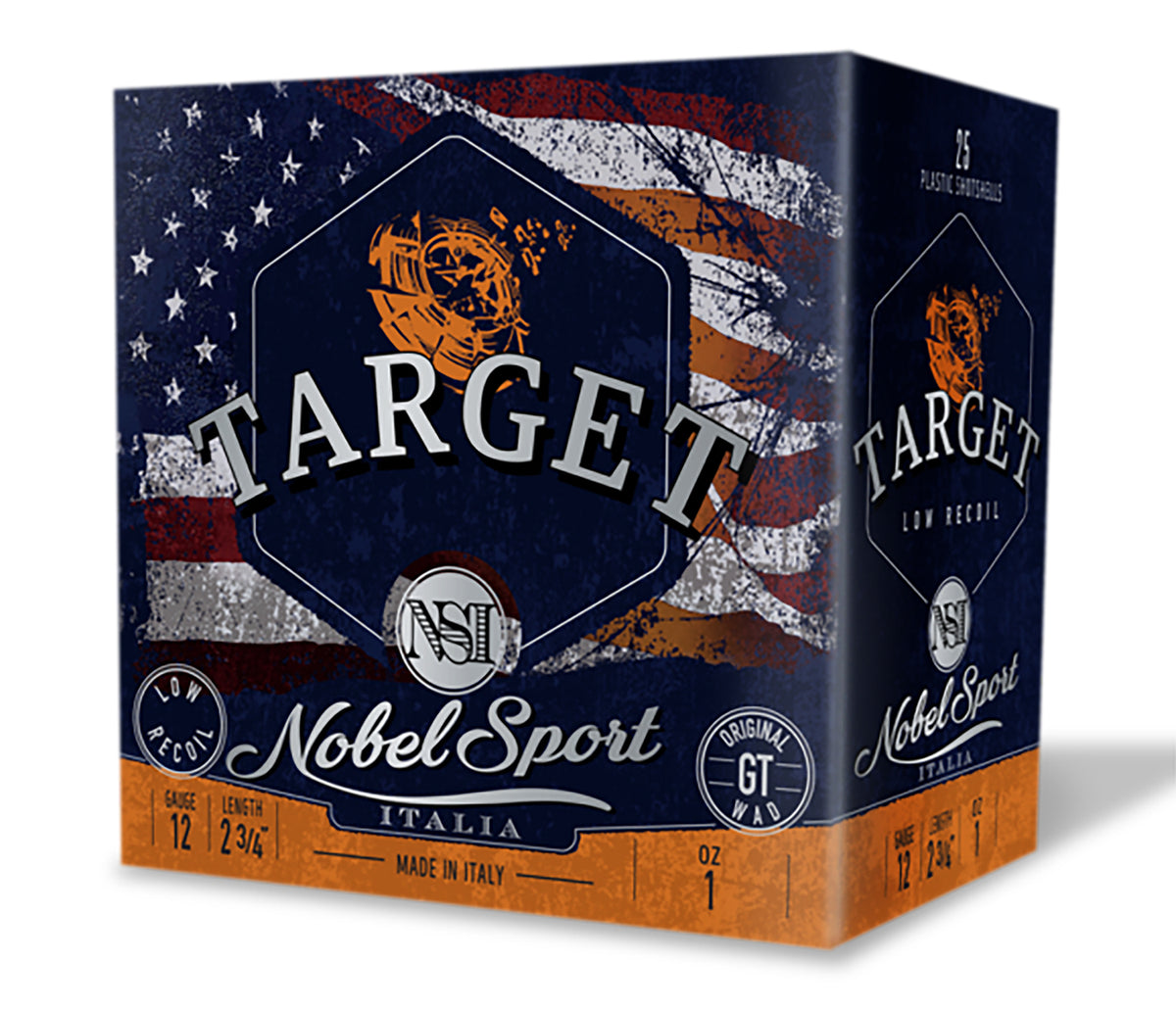 NobelSport Target Low Recoil 12 Gauge 2 3/4'' 1 oz #8 Shot