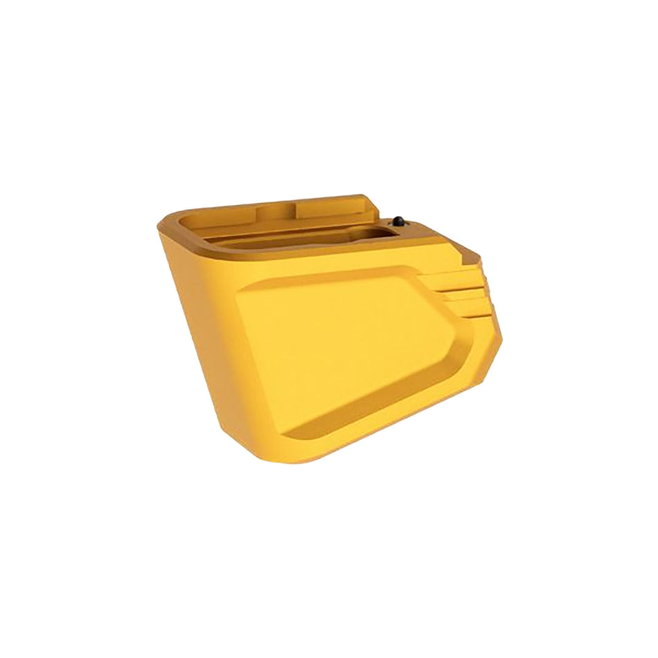 Tyrant CNC TDG17MAGEXGLD Magazine Extension Fits Glock 17/22/34/35/19X Gold Aerospace Grade Aluminum