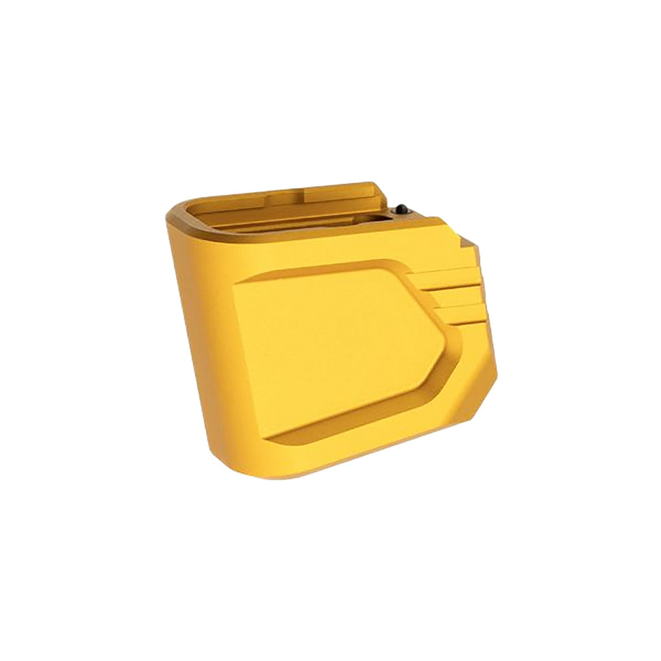 Tyrant CNC TDG48MAGEXGOLD Magazine Extension Fits Glock 43x/48 Gold Aerospace Grade Aluminum