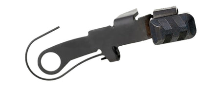Tyrant CNC TDGSTOP24BLK Extended Slide Release 9mm Glock Gen 2-4 Black 6061 Aluminum