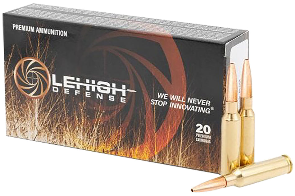 Lehigh Defense 6.5mm Creedmoor  130gr CSHP Ammo