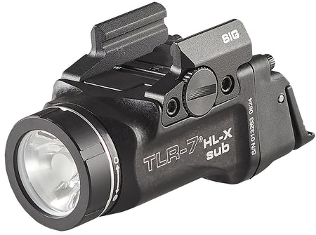 Streamlight 69504 TLR-7 HL-X SUB USB Black 6000 Series Aluminum Sig P365/XL 1000 Lumens