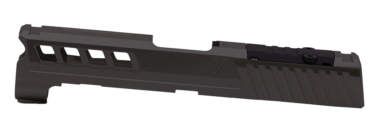 True Precision Inc TPSHCPSBCRMS Axiom Pro Optic Cut Slide Fits Springfield Hellcat Black DLC Anodized 416R Stainless Steel