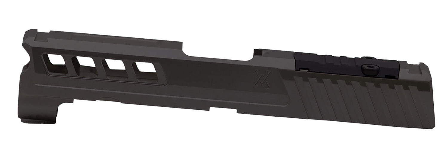 True Precision Inc TPSHCPSBCRMS Axiom Pro Optic Cut Slide Fits Springfield Hellcat Black DLC Anodized 416R Stainless Steel