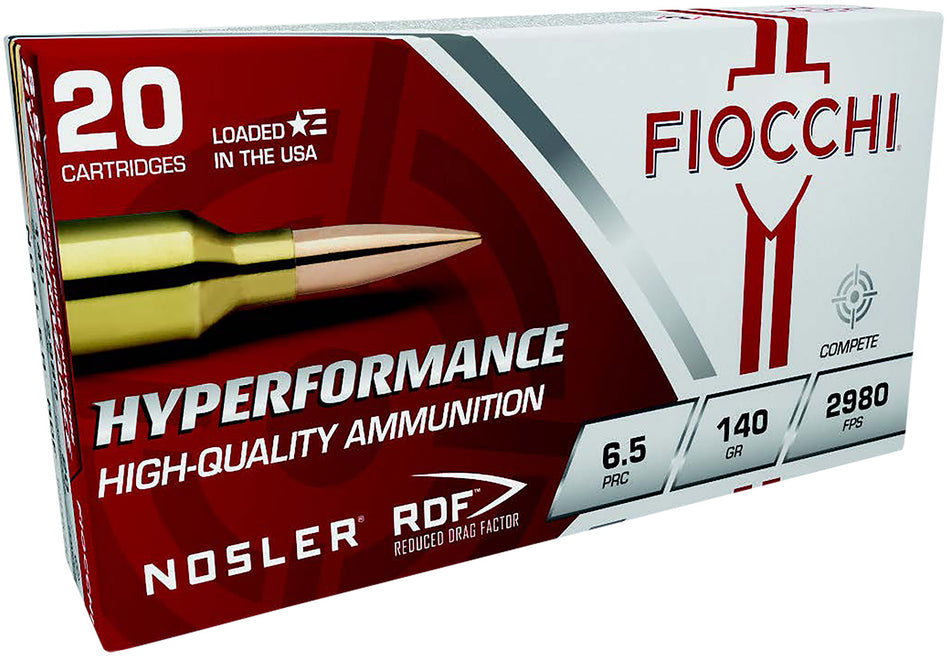 Fiocchi 6.5 PRC Hyperformance Match 140gr JHP Ammo