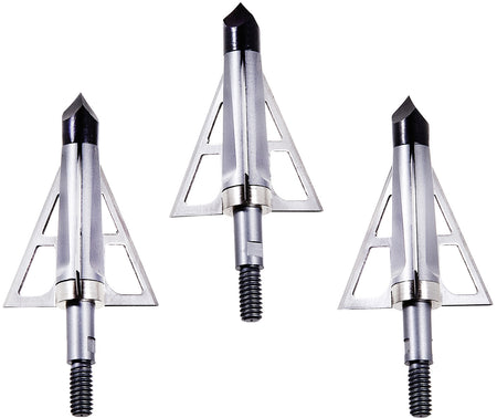 Allen 14694 CX Terminus Broadhead Stainless Steel Blades Silver 3 Pack