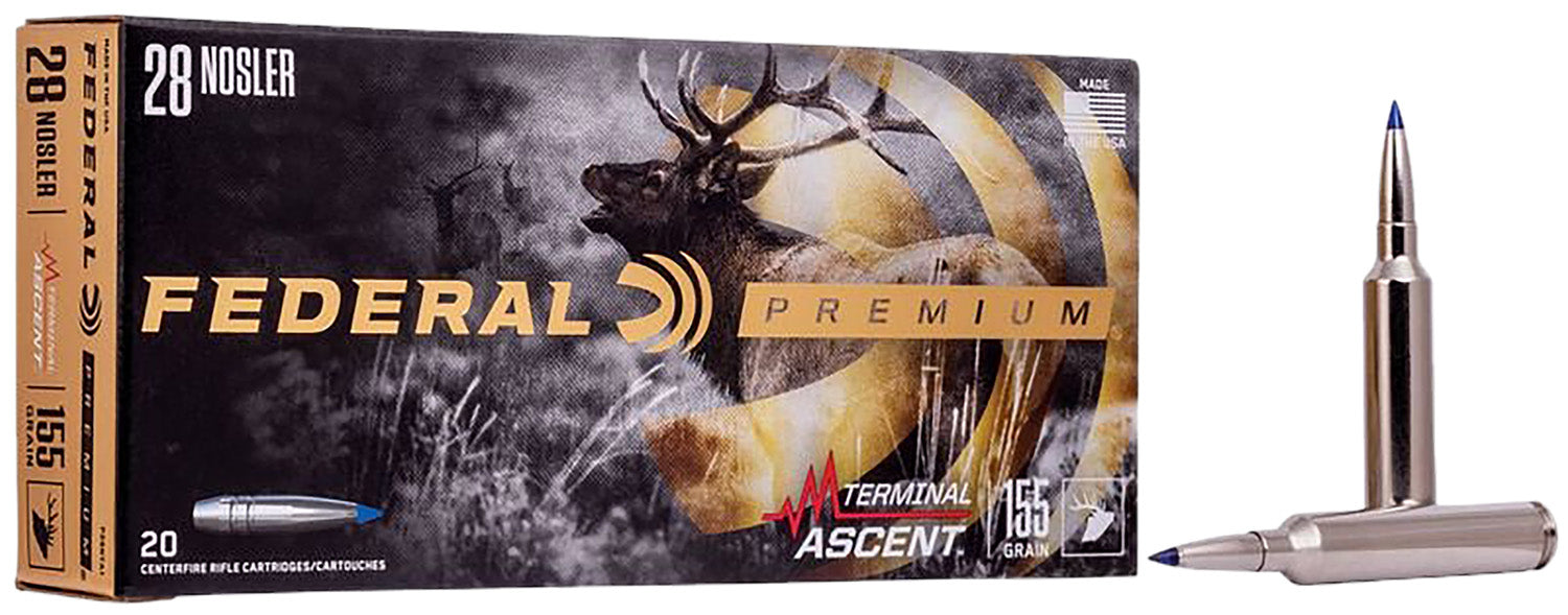 Federal .28 Nosler Polymer Tip 155gr PolyTip Ammo