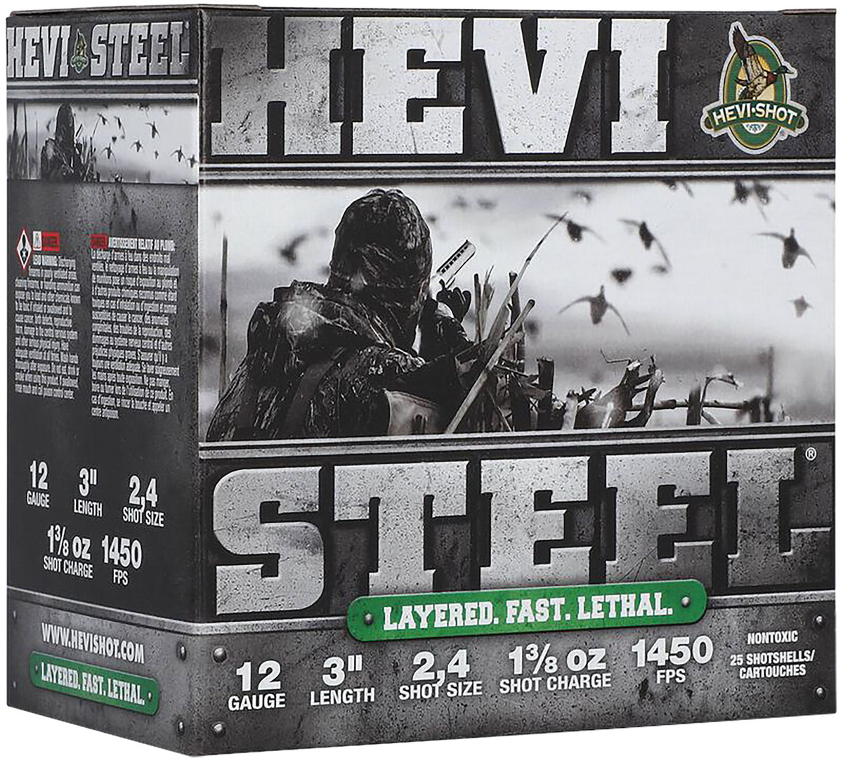 HEVI-Shot  12 Gauge 3 in 1-3/8 oz #2 / 3