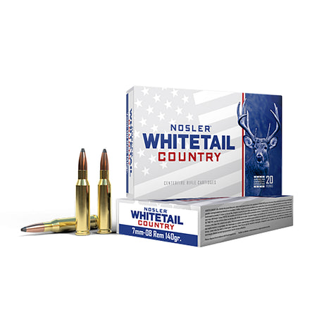 Nosler 7mm-08 Remington Nosler Whitetail Country 140gr JSP Ammo