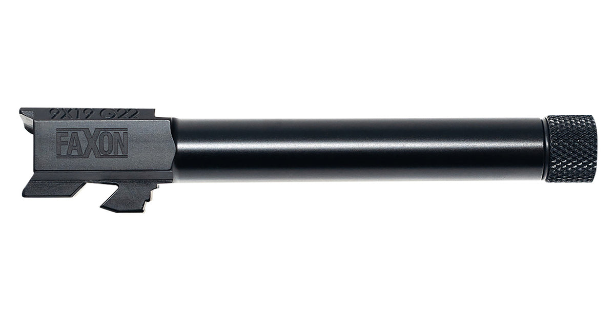 Faxon Firearms GA910N22NGQ-T Duty Series 9mm Fits G22 Gen2-4 4150 Steel