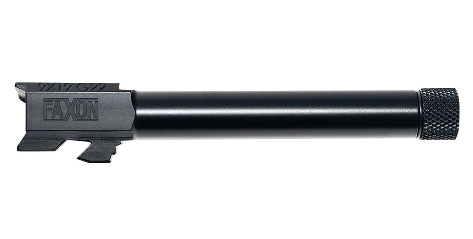 Faxon Firearms GA910N22NGQ-T Duty Series 9mm Fits G22 Gen2-4 4150 Steel