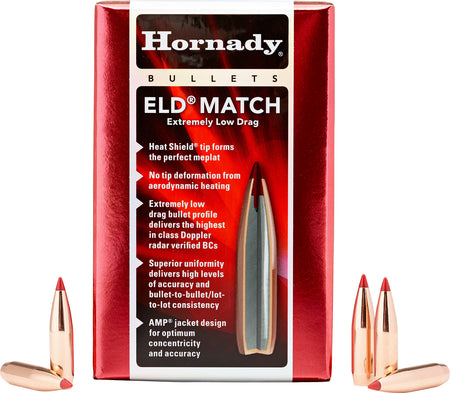HORN BLT 6.5MM .264 140GR ELD MATCH 500/6