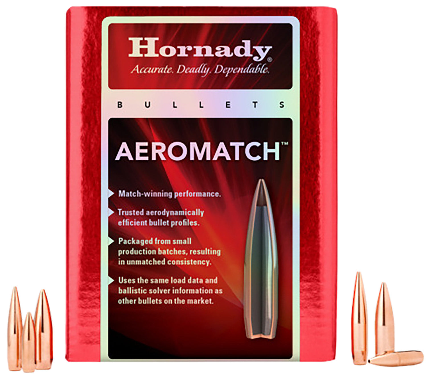 Hornady 227711 22Cal .224 69gr Hollow Point Boat Tail 500 Per Box/6 Case