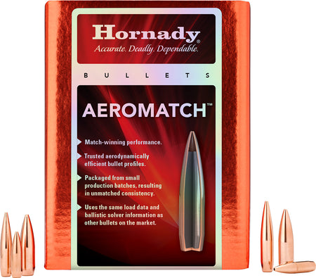 Hornady 307191 30Cal .308 175gr Hollow Point Boat Tail 500 Per Box/6 Case