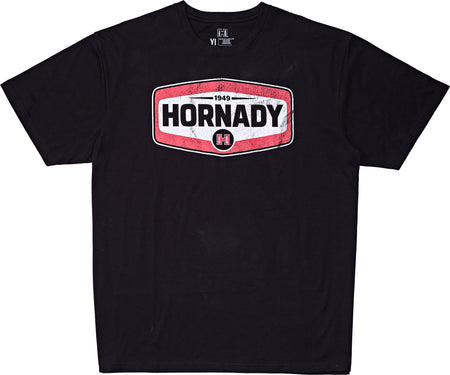 Hornady 99607L Hornady Black Cotton Short Sleeve Large