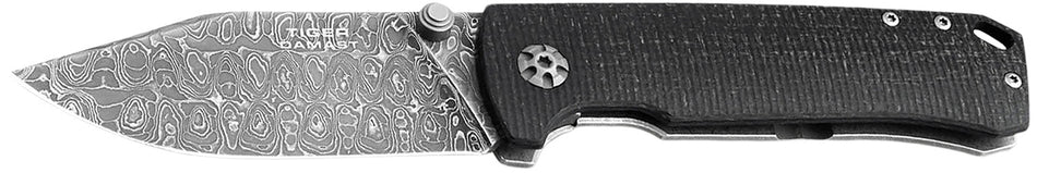 Boker 111103DAM Tiger-Damast Pocket 3.35" Damascus Blade Micarta Handle