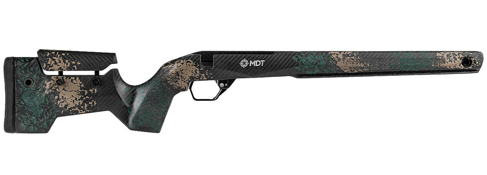 Mdt Sporting Goods Inc 114481HGF Green/FDE Foam Filled Carbon Fiber Fits Remington 700