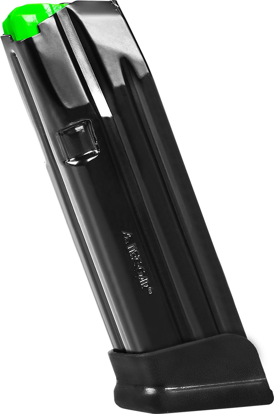 Mec-Gar MGG191800A 18rd 9mm Fits Glock 19 Black Steel/Polymer
