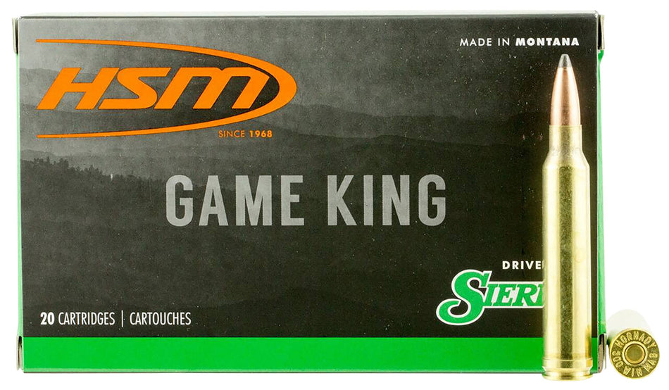 HSM .300 Rem SAUM  180gr JSP Ammo