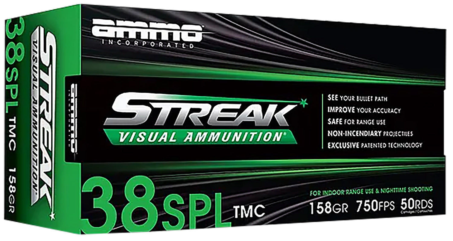 Ammo Inc .38 Special Green Streak 158gr TMC Ammo