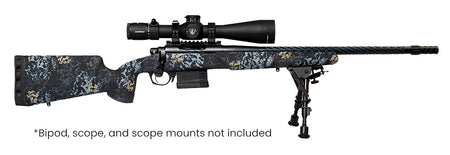 Horizon Firearms RF017S232414T19 Vandal Prime 300 PRC 24" Black Spiral Fluted Threaded Barrel, Drilled & Tapped Receiver, Textured Iota EKO Carbon Fiber Stock