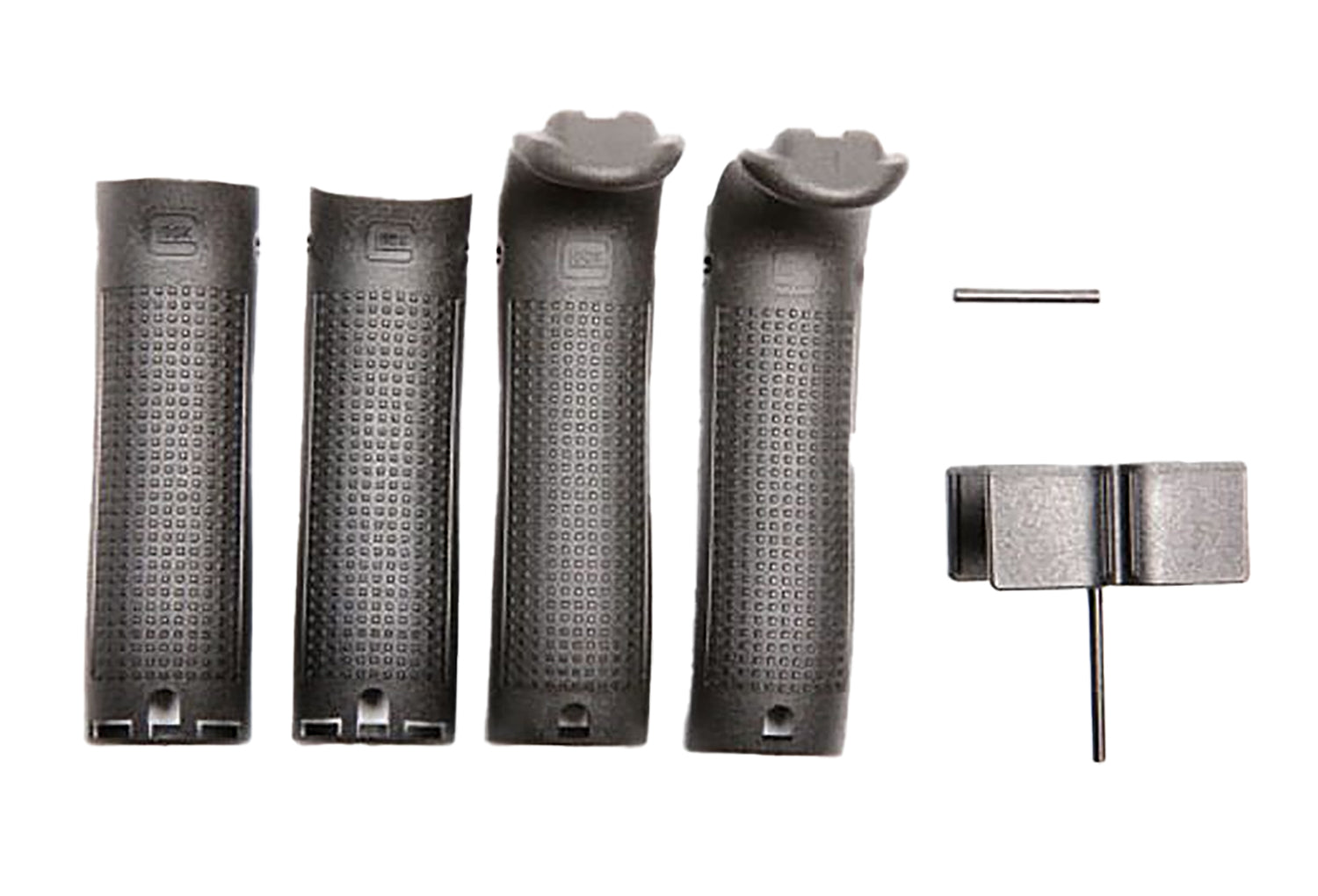 Glock 30818 Backstrap/Beavertail Set Compatible w/ Glock 17/22/31/34 Black Polymer
