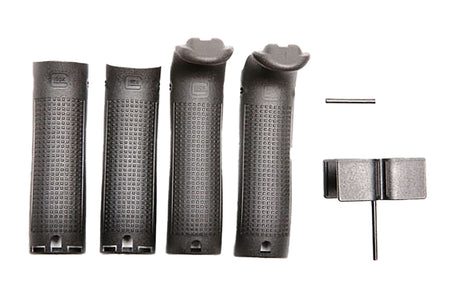 Glock 30818 Backstrap/Beavertail Set Compatible w/ Glock 17/22/31/34 Black Polymer