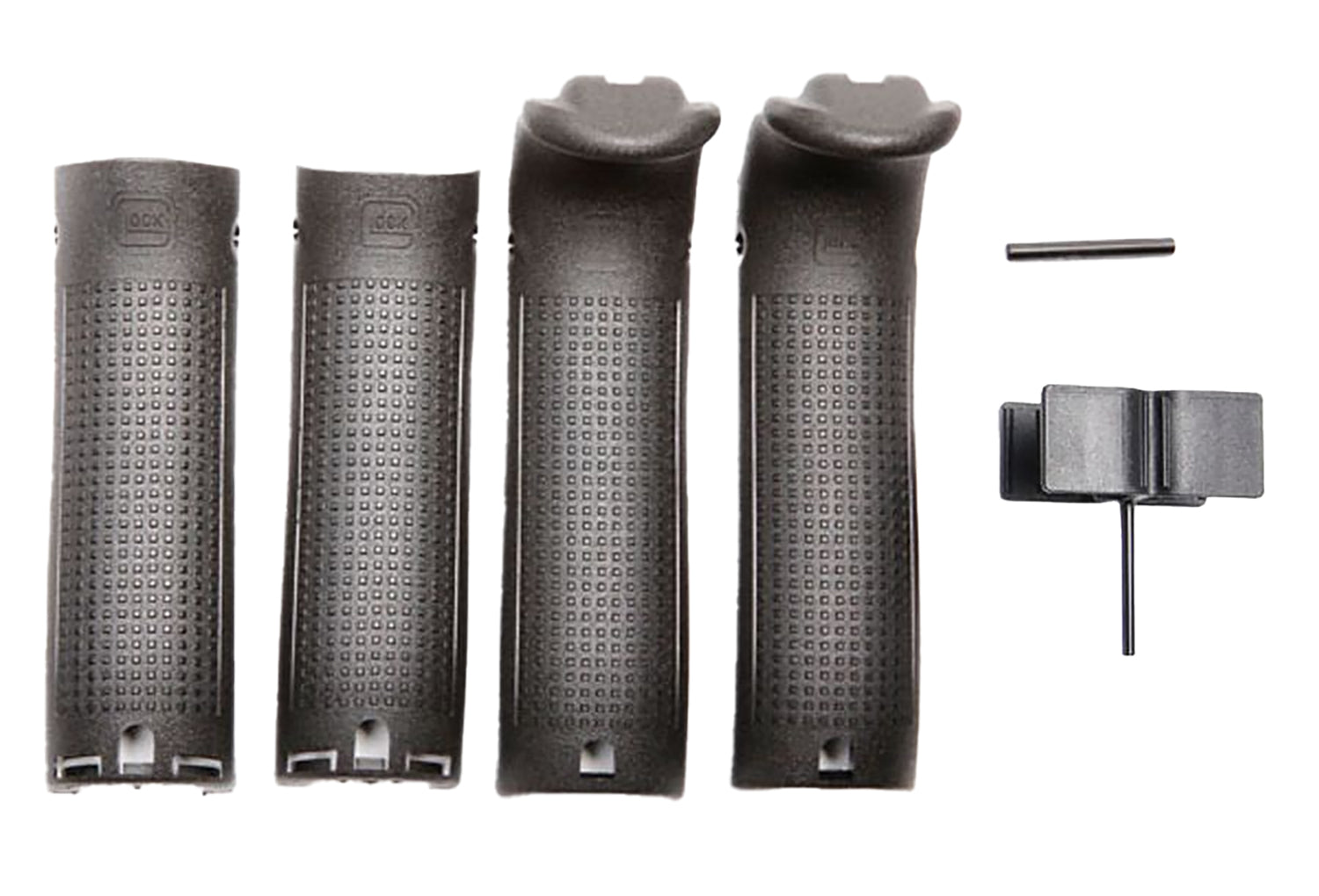 Glock 30819 Backstrap/Beavertail Set Compatible w/ Glock 20/21/40/41 Black Polymer