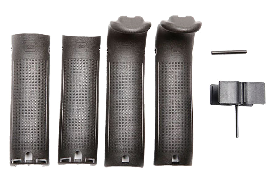 Glock 30819 Backstrap/Beavertail Set Compatible w/ Glock 20/21/40/41 Black Polymer