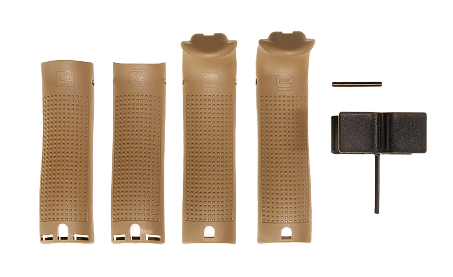 Glock 39298 Backstrap/Beavertail Set Coyote Polymer