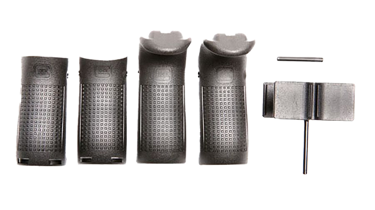 Glock 30822 Backstrap/Beavertail Set Black Polymer