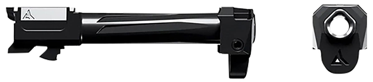 Radian Weapons R0842 Ramjet & Afterburner Combo 9mm Luger Compatible w/Glock 43, Black Stainless Steel