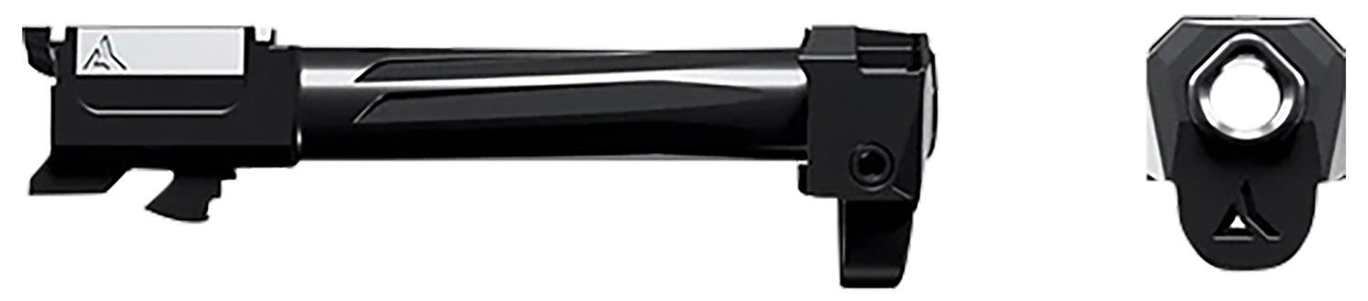 Radian Weapons R0842 Ramjet & Afterburner Combo 9mm Luger Compatible w/Glock 43, Black Stainless Steel