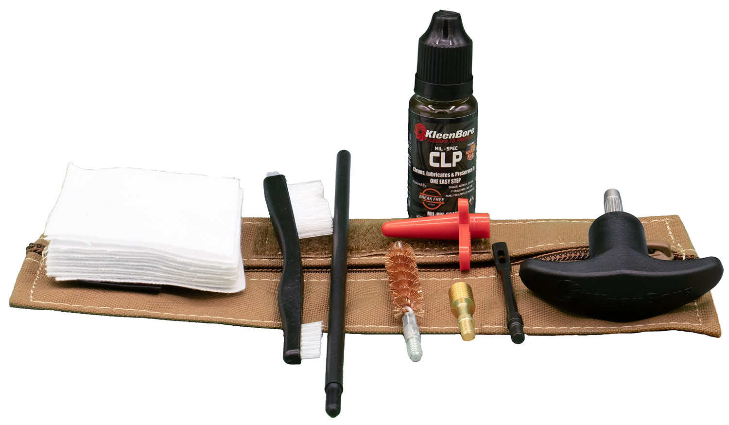 KleenBore KBMLE9 Compact Military/LE Handgun Tactical Kit 9mm