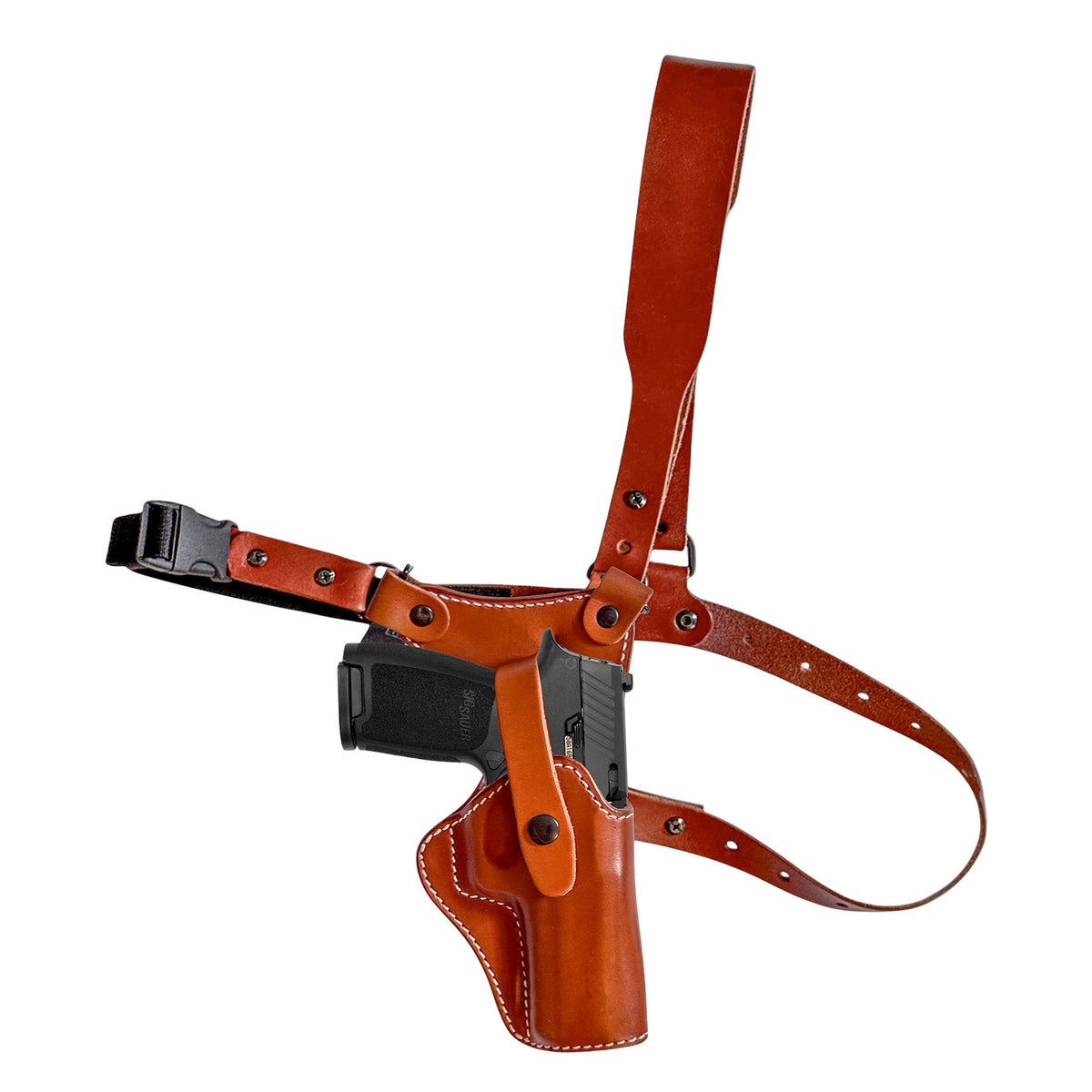 1791 Gunleather PFC2.4BRWR Optic Ready Size 2.4 Brown Fits Sig P320 Right Hand