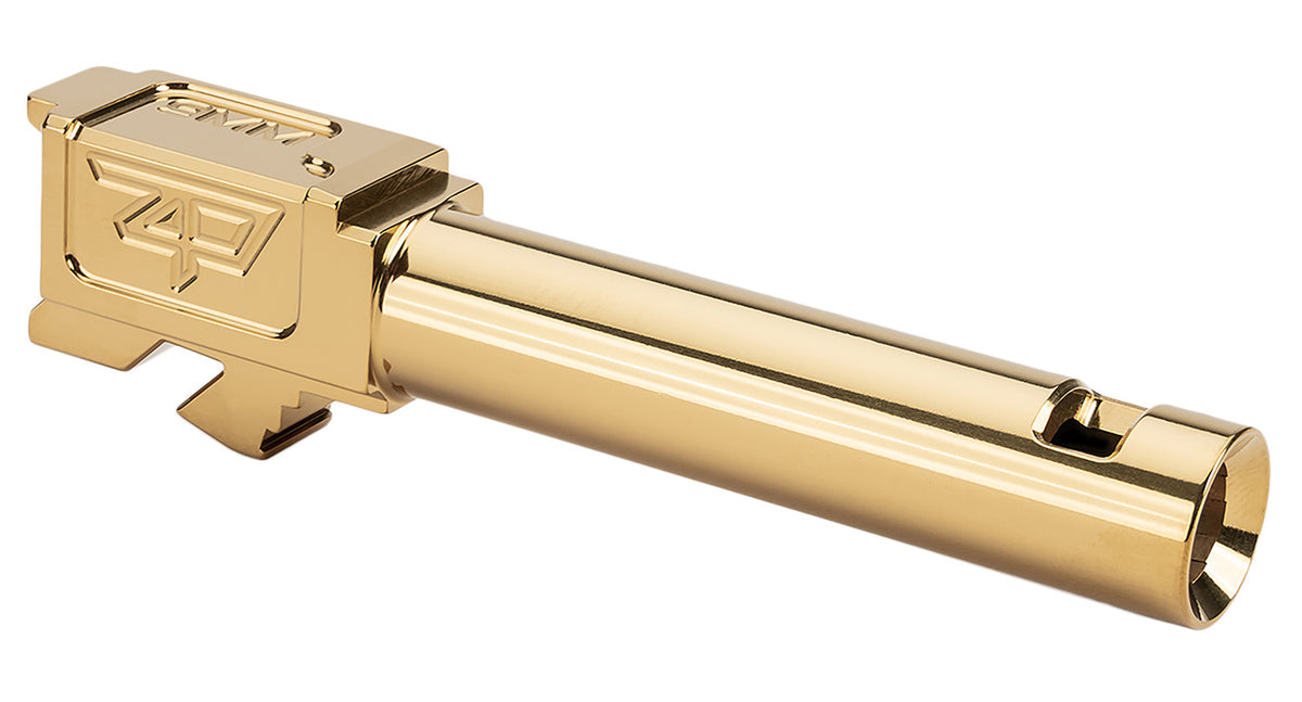 Zaffiri Precision ZP.19BCPG Fits Glock 19 Gen1-4 3.89" Gold 416R Stainless Steel