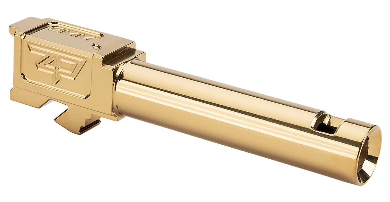 Zaffiri Precision ZP.19G5BCPG Fits Glock 19 Gen 5 3.89" Gold 416R Stainless Steel