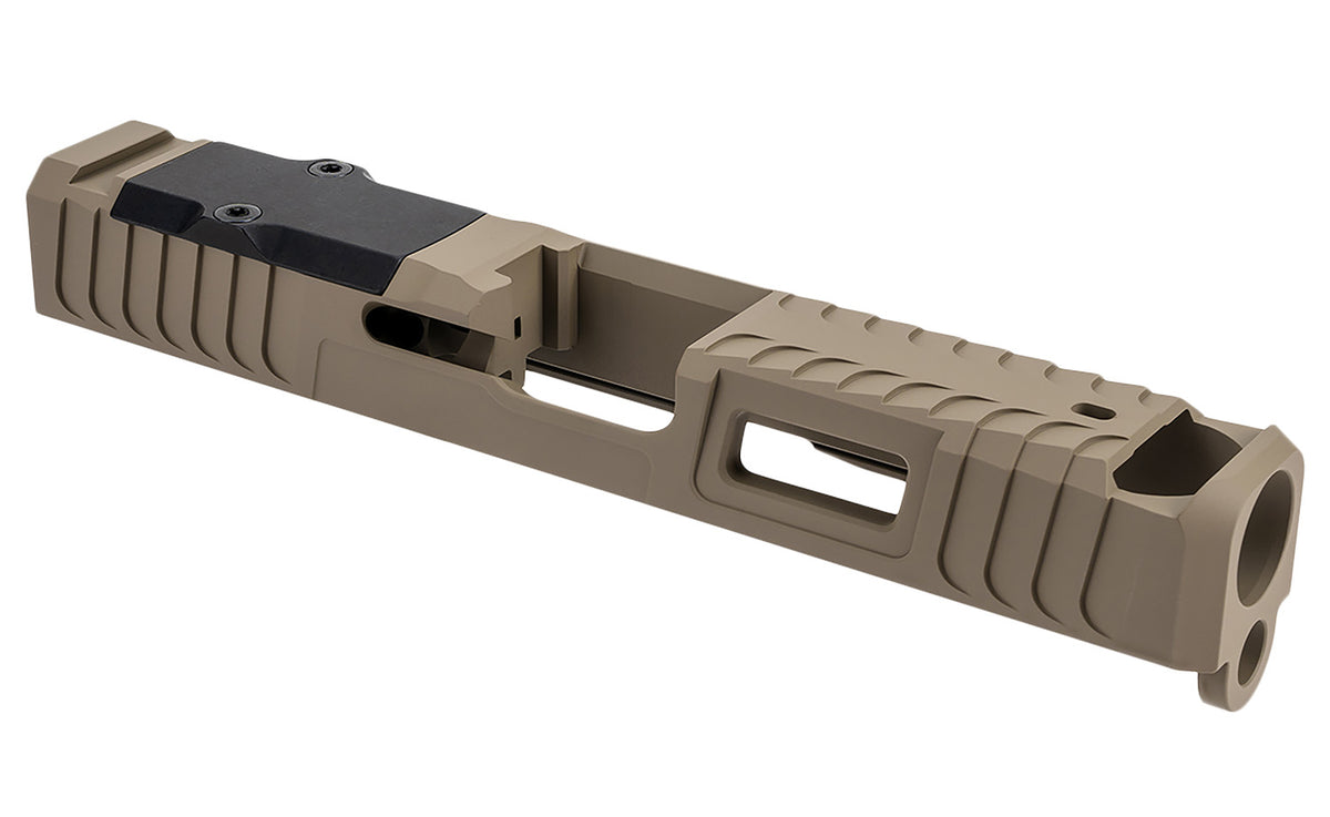 Zaffiri Precision ZPS.B.43.FDE ZPS.IBS Custom Slide Fits Glock 43/43x Flat Dark Earth 17-4 Stainless Steel