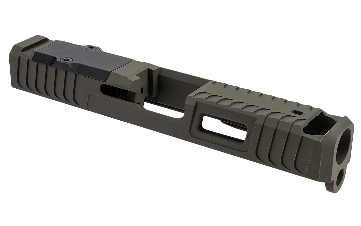 Zaffiri Precision ZPS.B.43.OD ZPS.IBS Custom Slide Fits Glock 43/43x OD Green 17-4 Stainless Steel