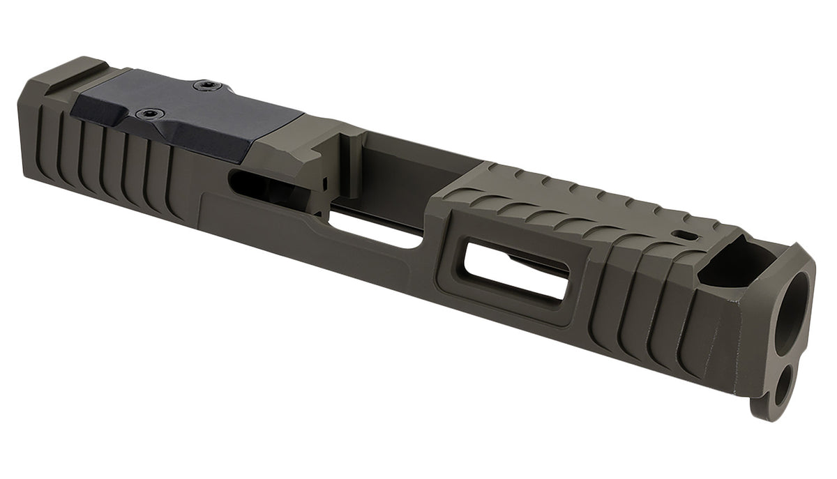 Zaffiri Precision ZPS.B.19.OD ZPS.IBS Custom Slide Fits Glock 19 Gen 3 OD Green 17-4 Stainless Steel