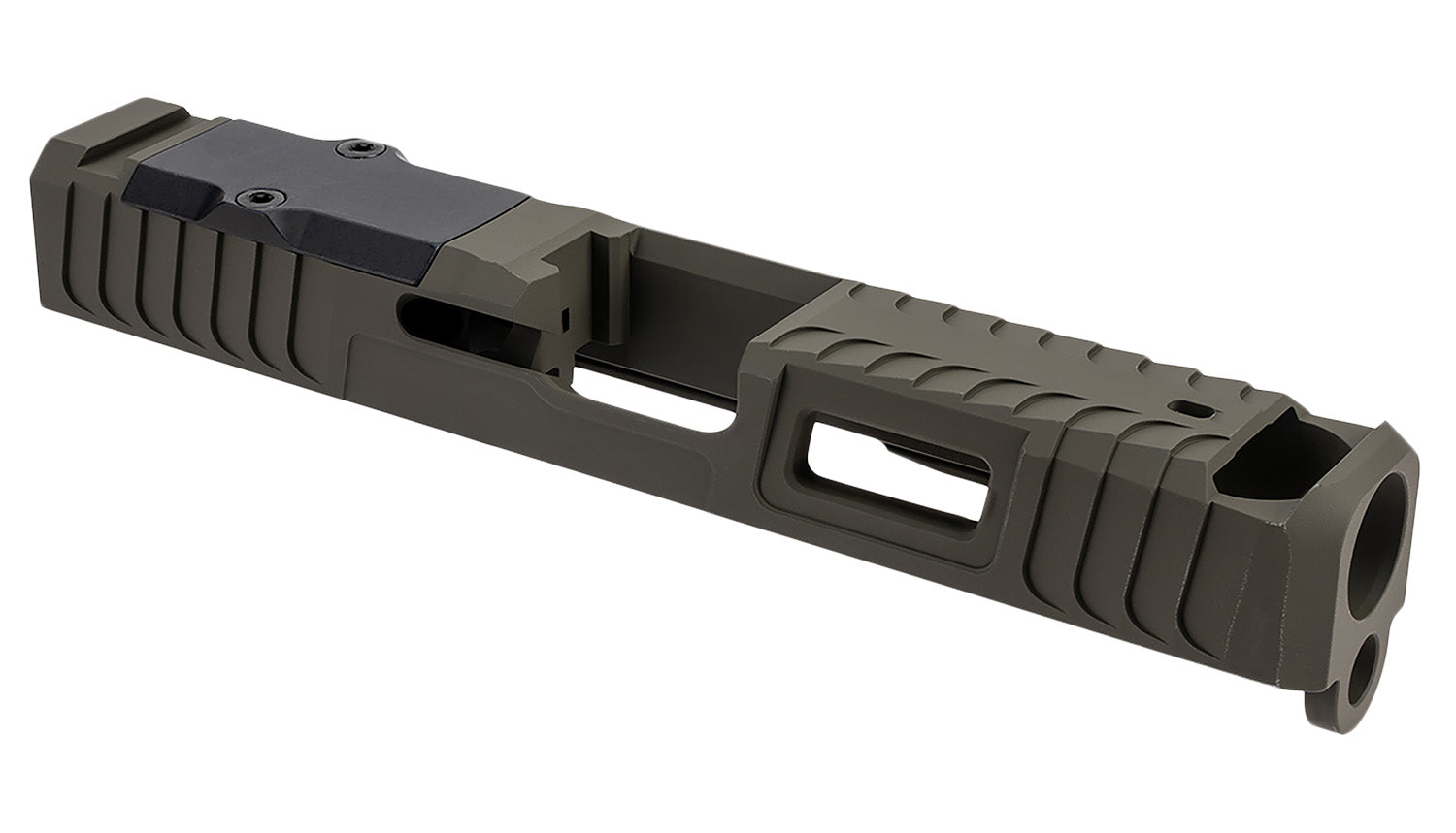Zaffiri Precision ZPS.B.19.OD ZPS.IBS Custom Slide Fits Glock 19 Gen 3 OD Green 17-4 Stainless Steel