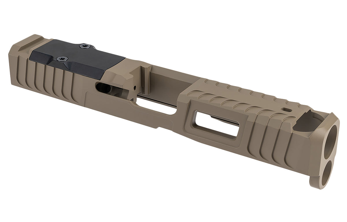 Zaffiri Precision ZPS.B.19.G5.FDE ZPS.IBS Custom Slide Fits Glock 19 Gen 5 Flat Dark Earth 17-4 Stainless Steel