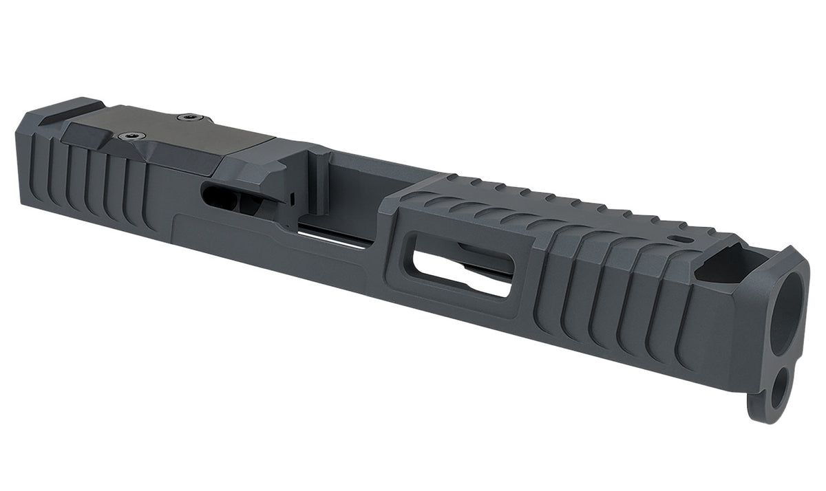 Zaffiri Precision ZPS.B.17.SG ZPS.IBS Custom Slide Fits Glock 17 Gen 3 Sniper Gray 17-4 Stainless Steel
