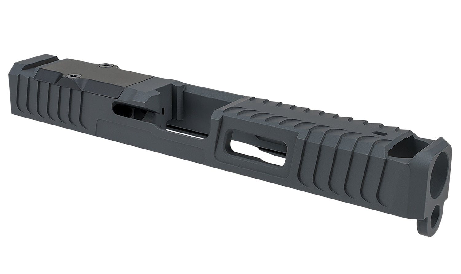 Zaffiri Precision ZPS.B.17.SG ZPS.IBS Custom Slide Fits Glock 17 Gen 3 Sniper Gray 17-4 Stainless Steel