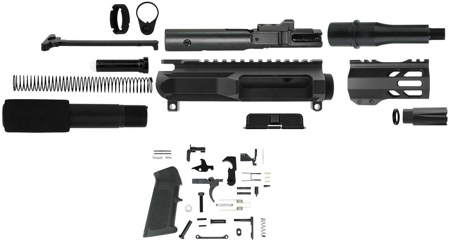 TacFire SSPK45ACPLPK4 Pistol Kit 45 ACP Black Steel